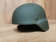 Hełm typu Mich  solidny struktura,pokrowiec  flecktarn leśny, ASG PAINTBALL