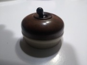 Włącznik crabtree vitreous -angielski zabytek.