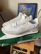 Oryginalne buty puma futura rider skorzane biale 44 28,5 cm mesie wygodne