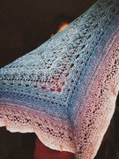 Chusta wykonana na szydelku