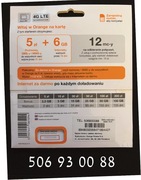 Numer Orange - STARTER - 5zł 6GB - złoty numer