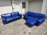 Skórzany komplet wypoczynkowy Musterring – oryginał