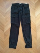 Czarne męskie spodnie / Black men's pants / Pier One / 31