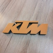 Logo ktm ozdoba 3d