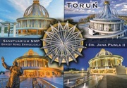 JAN PAWEŁ II - Toruń - Pocztówka - Pomnik Papieża JP II