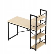 Nowoczesne Biurko Komputerowe z Regałem LOFT Mark 