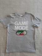 Szara bluzka z krótkim rękawem w magiczne cekiny H&M 134 - 140