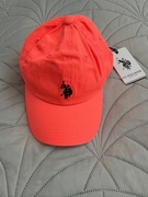 Czapka U.S.Polo Assn. neonowopomarańczowa (czerwona).