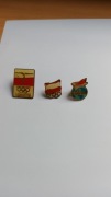 Odznaki z Igrzysk Olimpijskich - Atlanta 1996 - 3 sztuki