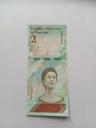 Banknot 2 boliwary Wenezuela