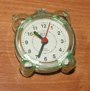 Zegarek budzik mini RITZ zielony