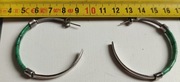 Srebrne kolczyki kółka próba 925