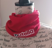 Komin na szyję - nutella, czerwony