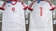 AUTOGRAF koszulka Józef Młynarczyk Polska - Francja o 3 miejsce MŚ 82