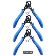 NOWE szczypce 3mm do nawlekania drutu pętelek igieł jubilerskich biżuterii 