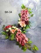 Kompozycja nagrobna, na cmentarz, zestaw, kompozycja kwiatowa, wiązanka 