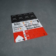 Naklejki alternatywne do zestawu LEGO Icons 10330 Mclaren MP4/4
