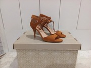wiązane sandały na obcasie marki Dorothy Perkins roz.38 wkładka 24,5 cm