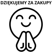 Etykiety ostrzegawcze na paczki 50 szt. FRAGILE GÓRA DZIĘKUJEMY 58x60 mm