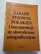 3 książki Zasady pisowni polskiej, slownik ortograficzny, razem czy osobno