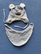 Czapka ocieplana i szaliczek Zyzio&Zuzia