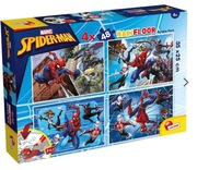 Puzzle lisciani Maxifloor 4x48 Marvel Spiderman 2w1 kolorowanka