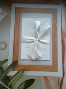 Zaproszenia ślubne z perełkami 