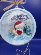 Bombka z Misiem z sercem 3d