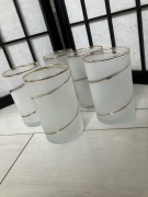 Szklanka piasek ze złotą spiralą, ozdobna, 250 ml