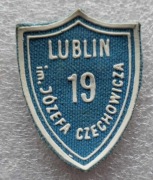 Tarcza szkolna - Lublin S.P. nr 19 im. Józefa Czechowicza