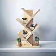 DREWNIANA półka na książki, regał, stojak, 0170