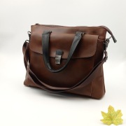 Teczka aktówka torba biznesowa skórzana na ramie  b