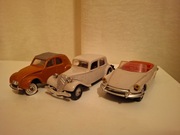 3x Citroen Norev 1:43 Made in France 