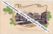 KĄTY WROCŁAWSKIE CANTH Wrocław Breslau, Dom sierot koniczyna złocenia 1908