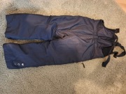 Spodnie narciarskie Lupilu 110/116 (4–6 lat) granatowe, ocieplane, szelki