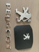 Znaczek emblemat samochodowy marki peugeot