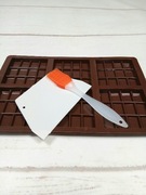 Silikonowa forma do czekolady tabliczki zestaw 2 szt + akcesoria