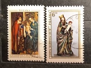 Znaczki pocztowe "Piękna Madonna i Wierzbięta z Branicy XV w.""