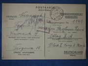 OFLAG X A 1940 KARTA POCZTOWA dla rodzin jeńców. INNY DRUK rzadkość