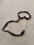 Nawy pas bezpieczeństwa smycz dla psa z amortyzatorem 2 w 1