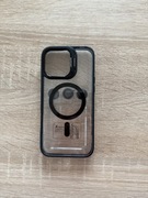 Etui case przezroczysty MagSafe iPhone 16 Pro Max - czarny