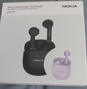 Nokia; Słuchawki douszne E3110; fioletowe; NOWE