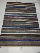 Nowy chodnik tkany na krosnach PRL  108 cm x 74 cm