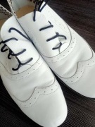 Buty Zapato jazzówki białe oksfordki r. 36