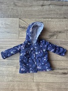 George kurtka lekko ocieplana materiałowa przejściowa kwiaty dwustronna 62 