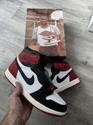 Air Jordan 1 High og black toe reimagined nowe 44 10US