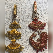 Komplet zawieszka sari saree bollywood