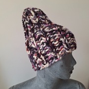 czapka handmade, wełna merino, beanie