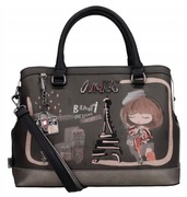 Anekke 'mademoiselle' torebka skóra ekologiczna brązowa 