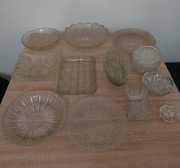 Patery, szklane miski, półmiski, salaterki 